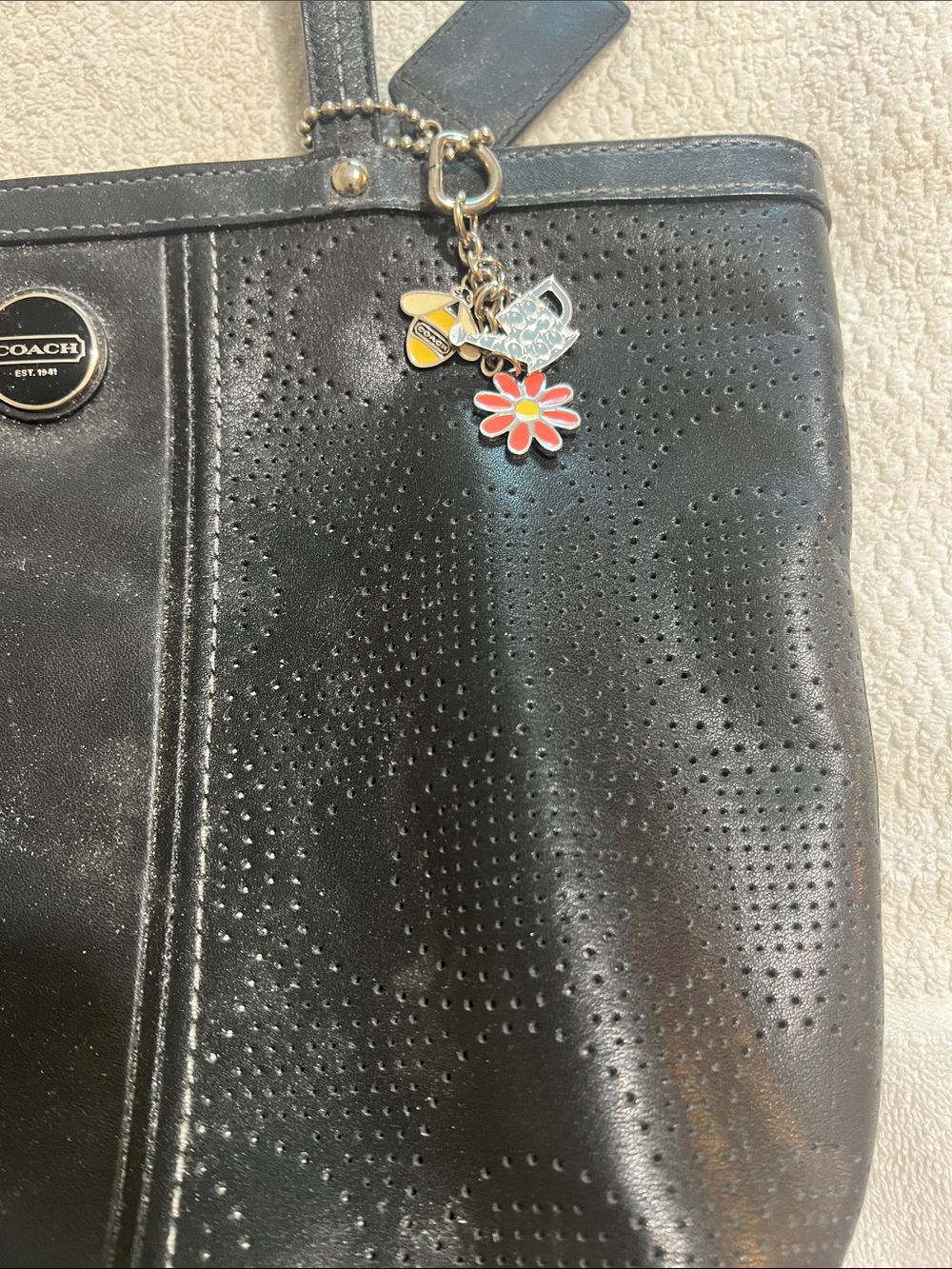 Coach Spring Theme Keychain - Picture 4 of 4